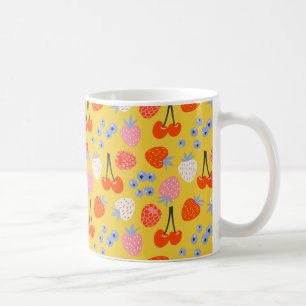 Mug Bright Coloré Motif Fruit Berry