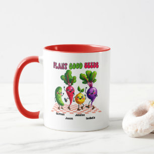 Mug Bright PLANTE BONNE GRAINES Personnalisé 4 Enfants
