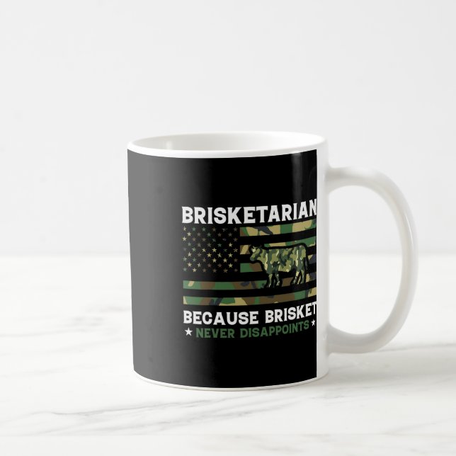 Mug Brisketarian parce que Brisket ne déçoit jamais Sh (Droite)
