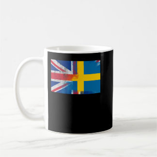 Mug Britanniques suédois moitié Suède moitié Royaume-U