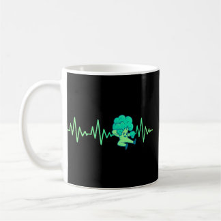 Mug Broccoli Heartbeat Garden Gardener Jardinage Veget