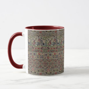 Mug Broderie britannique vintage Motif bleu rose