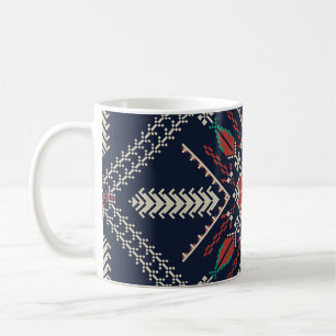 Mug Broderie palestinienne : Conception Motif traditio
