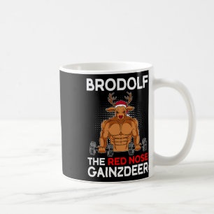 Mug Brodolf Gainzdeer Noel Rouge Bodybuild