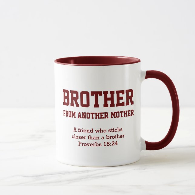 Mug Bromance | FRÈRE D'UNE AUTRE MÈRE | chrétien (Droite)