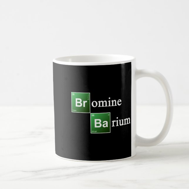 Mug Bromine And Barium Periodic Table Chemistry Elemen (Droite)