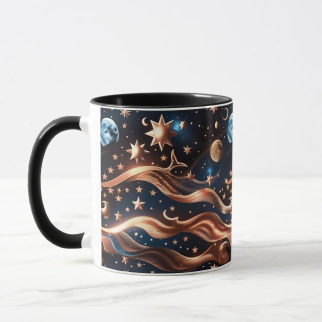 Mug - Bronze Celestial Moon Tasse (Links)