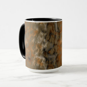 Mug Bronze et marbre de cuivre Abstrait