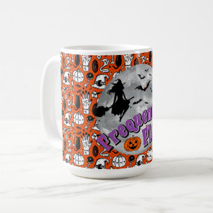 Mug Broomstick pour sorcière Halloween Circulaire fréq