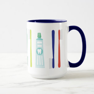 Mug Brosse à dentifrice dentaire mignonne
