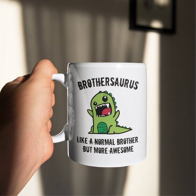 Mug Brother Gift, Brother Mug, Dinosaure Brothersaurus (Créateur téléchargé)