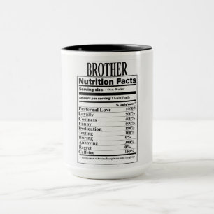 Mug Brother Nutrition Facts