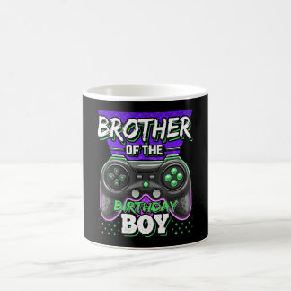 Mug Brother of the Birthday Boy Matching jeu vidéo