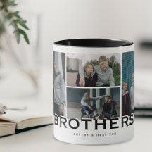 BROTHERS 8 Photo Collage Cadeau Moderne