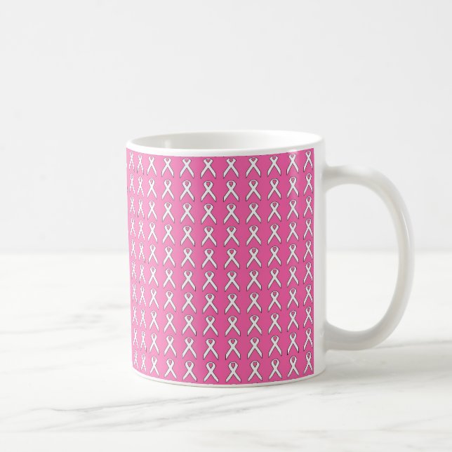 Mug Brouillard rose Musique de sensibilisation au canc (Droite)