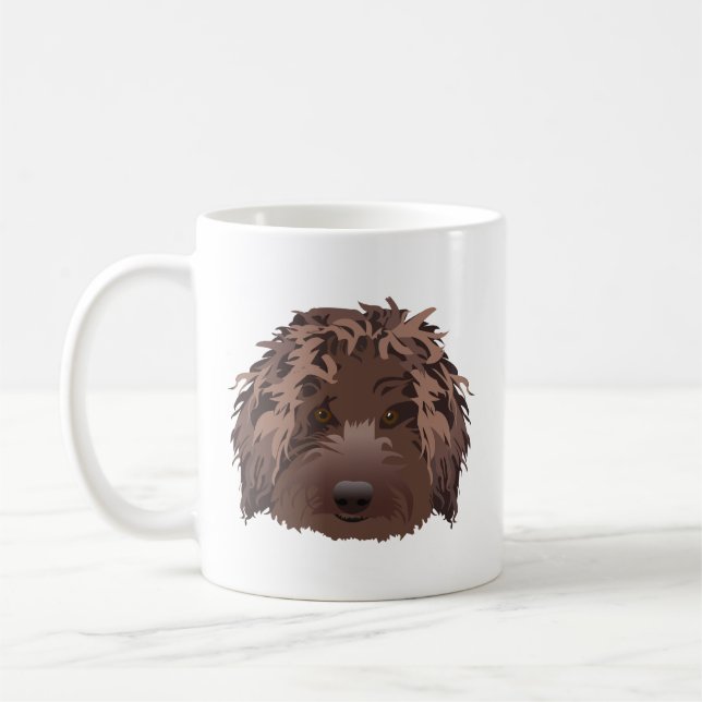 Mug Brown Labradoodle (Gauche)