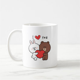 Mug Brown ours cony lapin amour