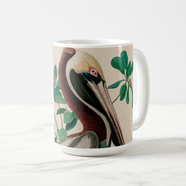 Mug Brown Pelican Birds of America Audubon Imprimer (Devant droit)
