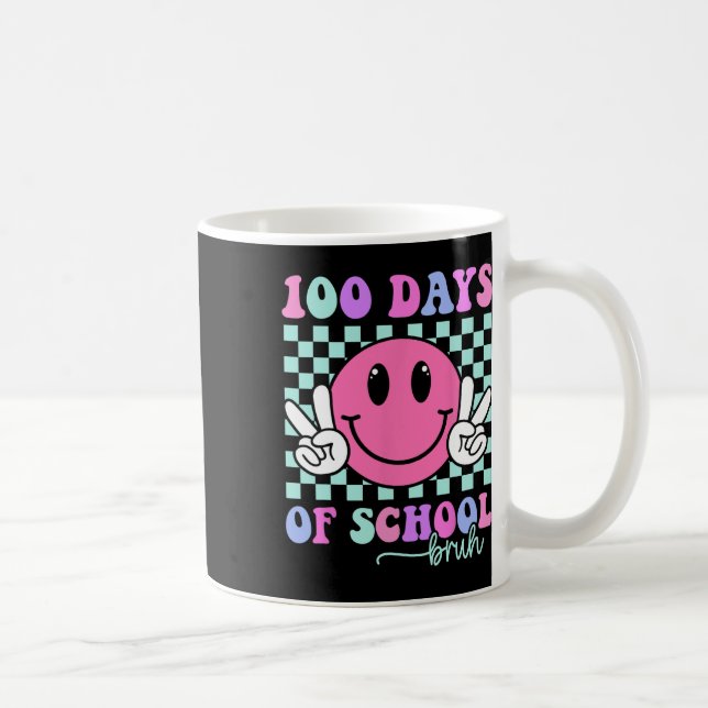 Mug Bruh 100 Jours D'Enseignant Garçons Filles 100ème  (Droite)