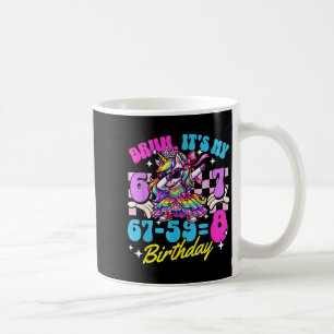 Mug Bruh 67-59=8 8e anniversaire princesse licorne fil