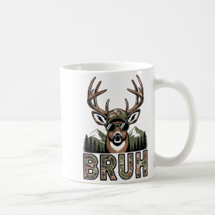 Mug Bruh Camo Cerf Chasse Camouflage Élan Buck Drôle Y