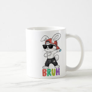 Mug Bruh Mème Pâques Jour Dabbing Bunny Pâques Bruh Ga