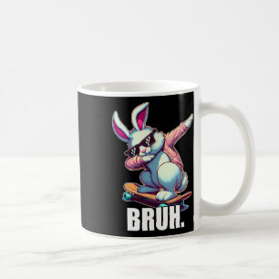 Mug Bruh Mème Pâques Jour Funny Bunny Oeufs Ados Garço
