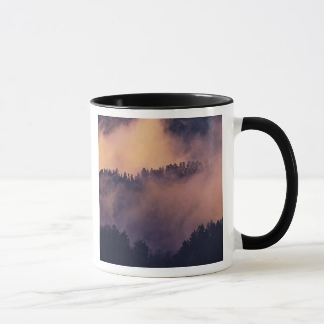 Mug Brume hivernal dans la vallée au coucher du soleil (Droite)