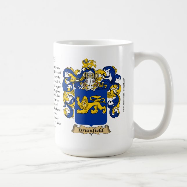 Mug Brumfield, l'origine, la signification et la crête (Droite)