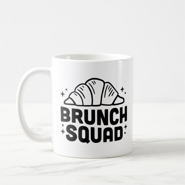 Mug Brunch squad croissant amateurs (Gauche)