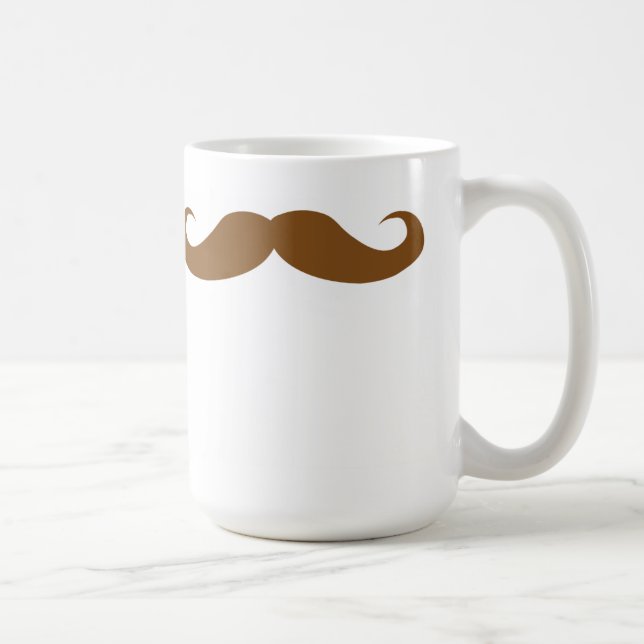 Mug Brunette Mustache (Droite)