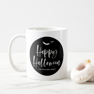 Mug Brush Halloween noir et blanc