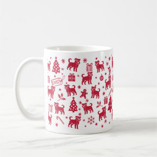 Mug Bruxelles Griffon Design de Noël