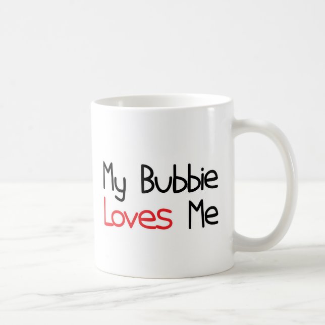 Mug Bubbie m'aime (Droite)