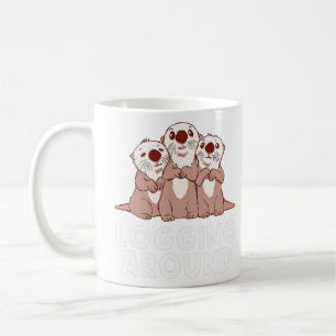 Mug Bûches autour de Otter Lover Sea Animaux Sea Otter