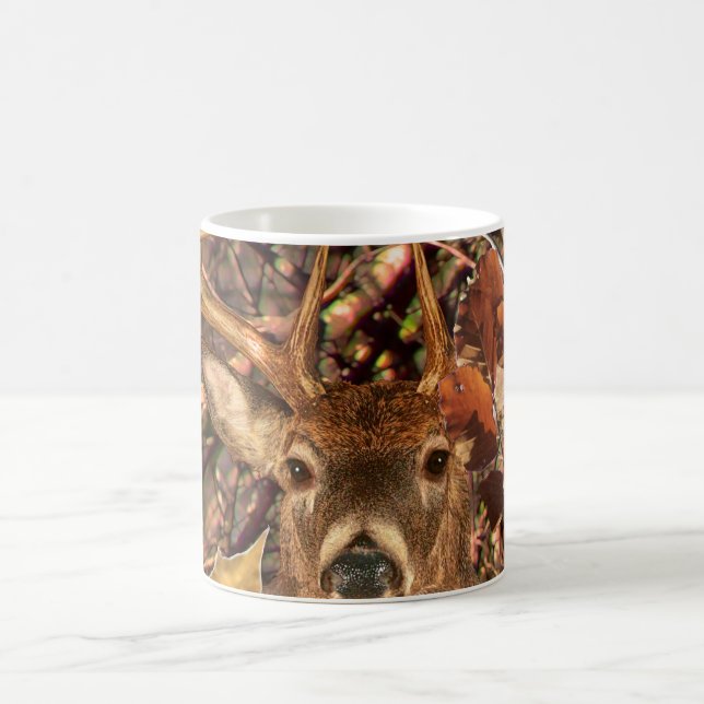 Mug Buck in Hunter Camo White Tail Deer (Centre)