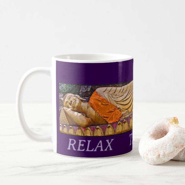 Mug Buddha Relax Prenez une pause (Avec donut)
