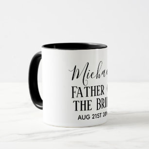 Mug BUDGET Bestman Groomsmen Cadeaux Noir Blanc