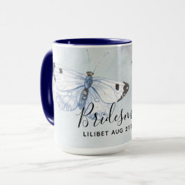 Mug BUDGET Bridesmaid Parti de mariage Dons BUTTERFLIT