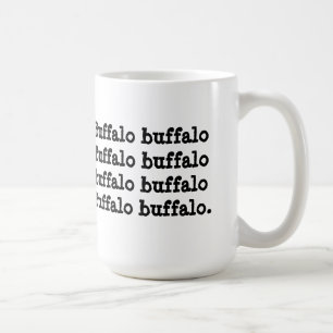 Mug Buffle de buffle de buffle de Buffalo de buffle de