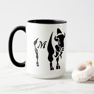 Mug Buffle noir silhouette
