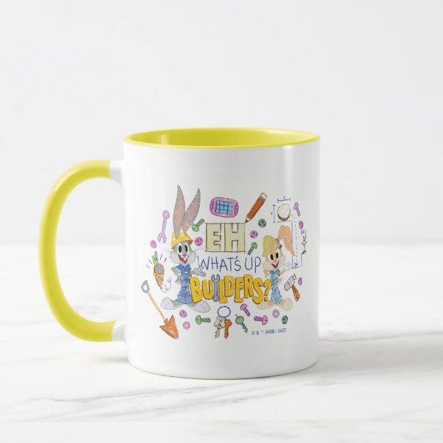 Mug BUGS BUNNY BUILDERS™| Eh, Qu'est-ce que les constr (Gauche)