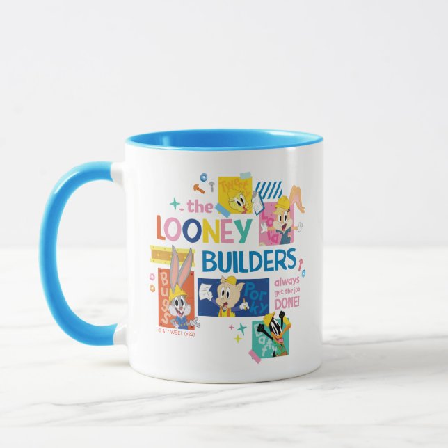 Mug BUGS BUNNY BUILDERS™| The Looney Builders Collage (Gauche)