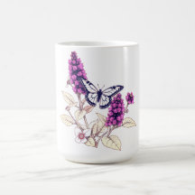 Buisson de papillon magenta