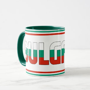 Mug Bulgarie Drapeau national Café patriotique