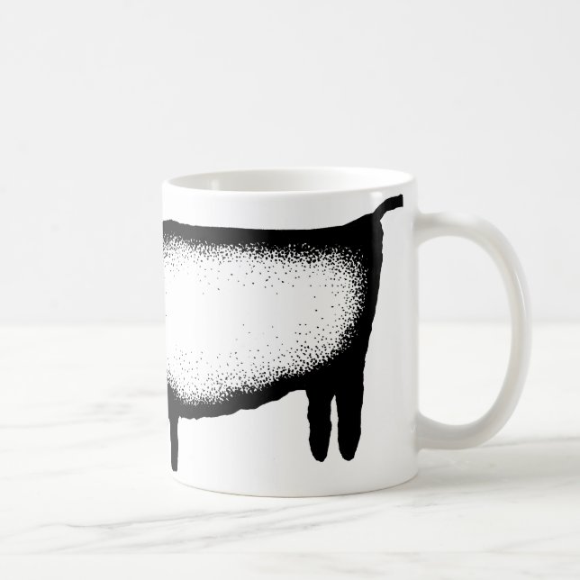 Mug Bull - noir (Droite)