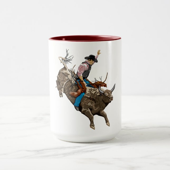 Mug Bull rider (Centre)