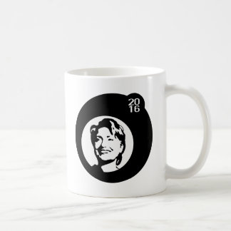 Mug bulle noire de hillary clinton