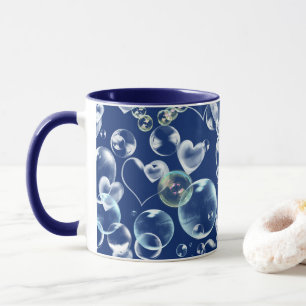 Mug Bulles de savon des coeurs