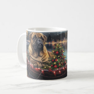 Mug Bullmastiff Noël Festive Voyage